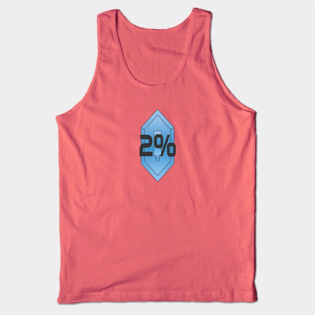 2 percent Basic Tank Top by A Nerd on Endor